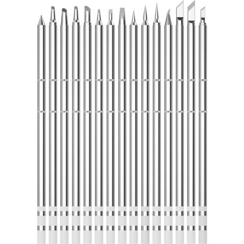Kellyshun 2 In 1 T12 Integrated Thermostatic Soldering Iron Tip Welding Tip Heating Core Sting Welding Tools