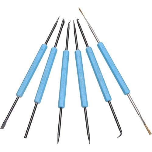 6Pcs Electronic Desoldering Aid Tool Kit Quality Carbon Steel Welding Auxiliary Solder Assist For Metalworking Repair Used