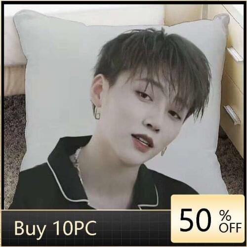 The Nine Liu Yuxin Pillowcase Star Photo Poster Cushion Cover Idol Surrounding Souvenir Home Decor Throw Pillow Covers Fan Gifts