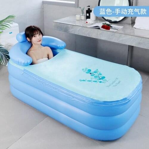 Plastic Bathroom Bathtub Shower Adults Large Thick Portable Inflatable Foldable Bathtub Spa Banheira Household Merchandises 50