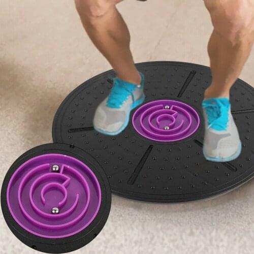 Yoga Balance Board Disc Stability Round Plates Exercise Trainer for Fitness Sports