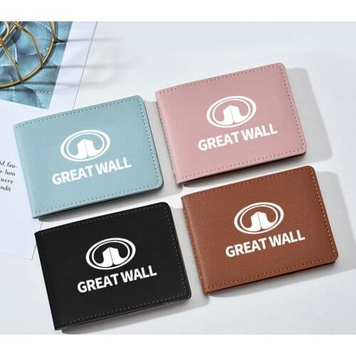 Car Driver License Bag Purse Business Credit Cards Holder for Great Wall Haval Hover H3 H5 Car Driving Documents Protective Case