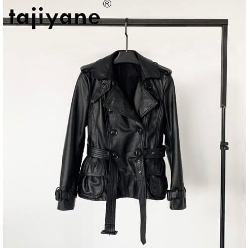 Sutumn Korean Women Clothes Woman Real Leather Jacket Female Genuine Sheepskin Jackets Elegant Mujer Chaqueta TN2056