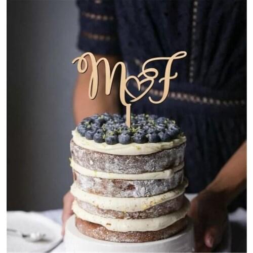 Initials cake topper, custom made cake decoration, Wedding cake topper, personalized cake topper,letters topper, wooden cake to