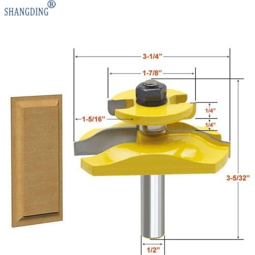 High Archives Alloy Two-sided Household West Door Plank Knife Carpentry Milling Cutter Carpentry Cabinet Door Kitchen Cabinet