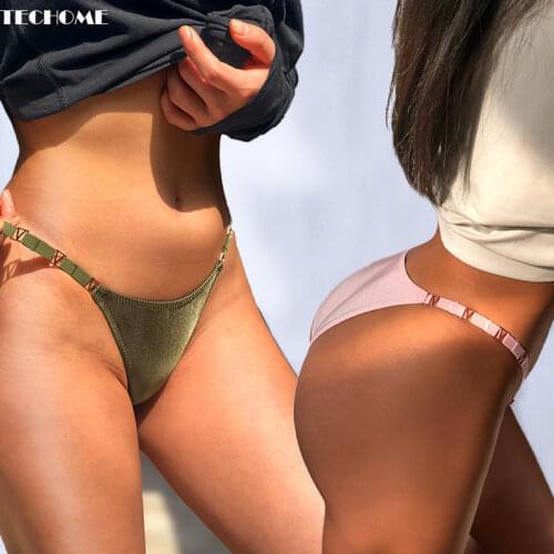 Sexy Women Panties Metal Thong Ice Silk Underwear Womens Gym Exercise Thongs Push Up Lingerie Leopard Briefs Women T-pants