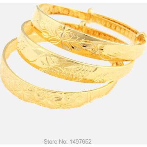 Ethiopian women men bangleGold Plated Color wide 12MM bangle bracelet jewelry African desigh