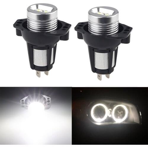 2pcs Angel Eye Lights For BMW E90 E91 6000k White 12V Car LED Headlight Angel Eyes light CANBUS For BMW 3 Series 325i 328i 335i
