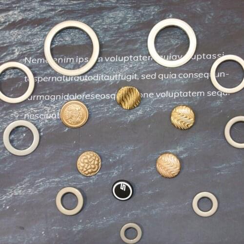 5pcs Metal Buttons for Clothing Decorative Sewing Suit Sweater Clothes