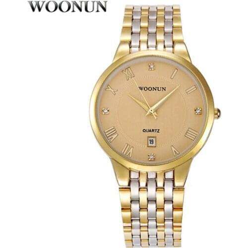 Luxury Men Watches Stainless Steel Quartz Watches Gold Watches Men Business Watches reloje hombre horloge heren montre homme