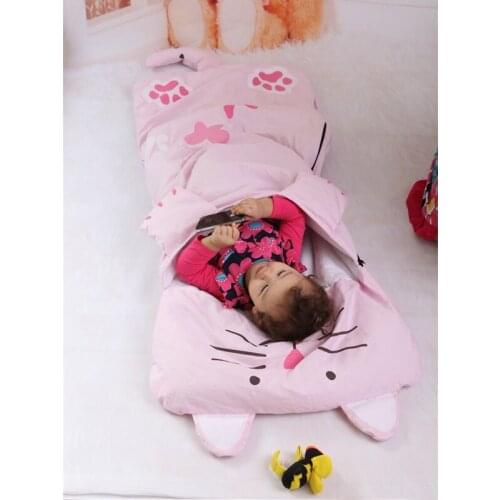 Baby Sleeping Bags Pink Sleeping Sack Cartoon Animal Dinosaur Toddler Girl Boy Children Winter Warm Cotton Sleep Bags 0-4 Years