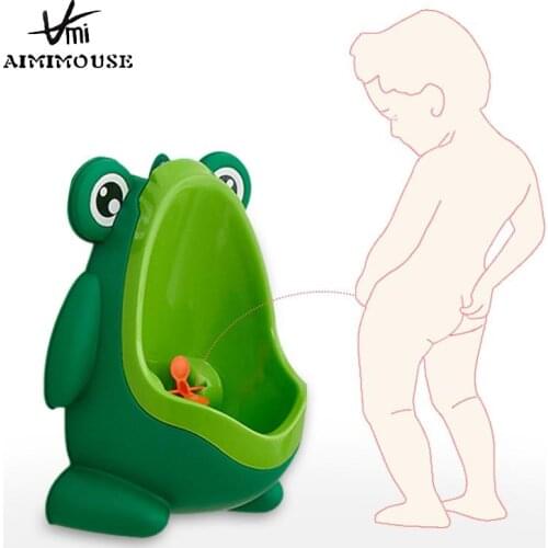 Baby Boy Potty Toilet Training Frog Children Stand Vertical Urinal Boy Pee Potty Infant Toddler Wall-Mounted Urinal for Children