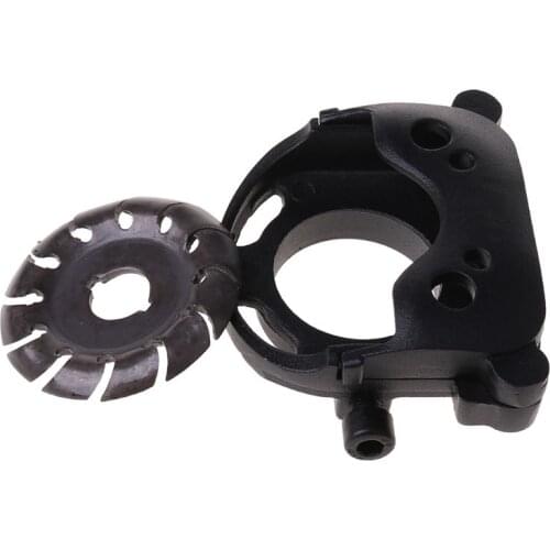 12 Teeth 16mm Bore Shaping Disc 65mm Angle Grinder Disk and Protective Cover Wood Carving Tool