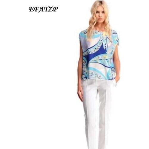 Efatzp Blue Blouses