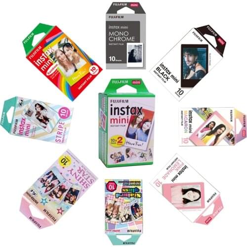 10-200 sheets Fujifilm instax mini 11 9 film white Edge 3 Inch wide film for Instant Camera mini 8 7s 25 50s 90 Photo paper