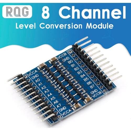 8 channel level conversion module two-way conversion between 3.3V and 5V IO access 5V sensor forRaspberry Pi