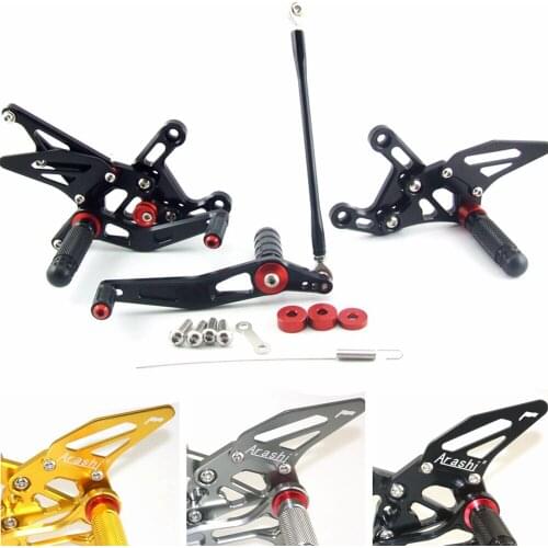 CNC Motorcycle Foot Pegs Rest Rearset Rear Set Footrest For YAMAHA R1 2009 2010 2011 2012 2013 2014