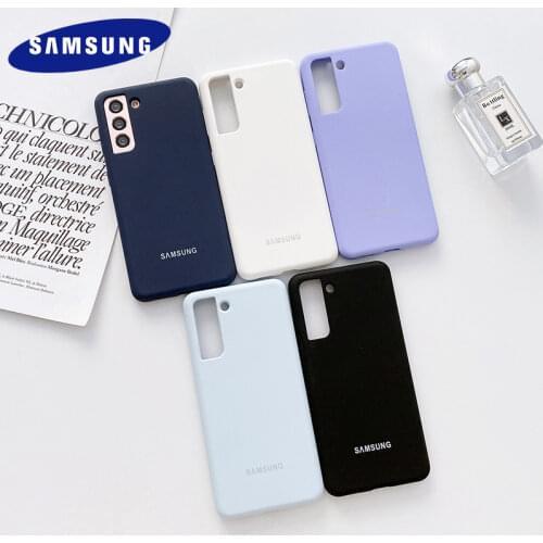 Original Samsung Galaxy S21+ S21 Ultra S 21 Case High Quality Soft Silicone Cover Samsung Galaxy S21 Plus Protector Shell & Box