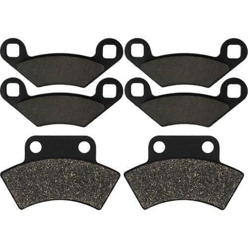 Motorcycle Front and Rear Brake Pads for POLARIS 400 Scrambler 400 L 4x4 1995-1997