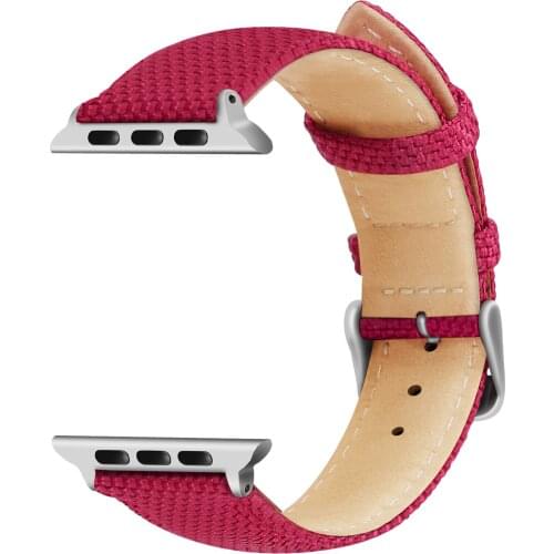 Fire Prevention Nylon Loop for Apple Watch SE 6 Sports Watchband Bracelet Strap for iWatch 5/4/3/2/1 Apple Watch band 42mm 44mm