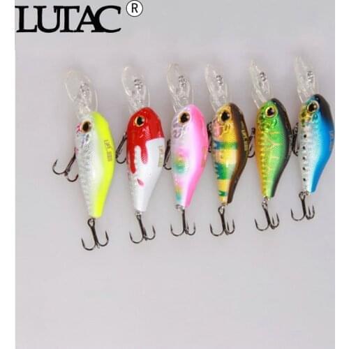 Fishing lures 2020 LUTAC crank bait hard plastic lures carp fishing fresh water bass baits artificial wobblers free shipping