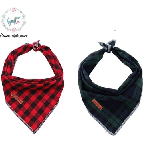 Unique Style Paws Dog & Cat Small Bandana Scarf Adjustable Dog Bandana Christmas Personalized Pet Products