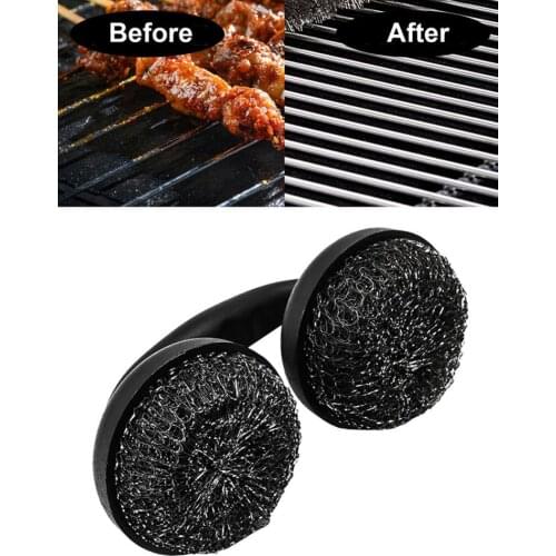 Barbecue Cleaning Brush Wire Brush Portable BBQ Grill Durable Cleaner Brush For Wire Oven With Handle Kitchen Accessories 2021