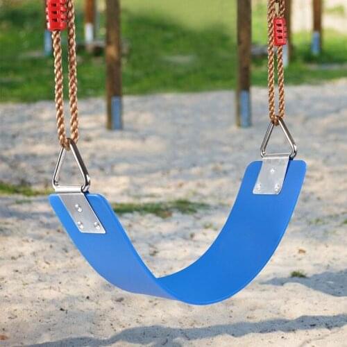 Outdoor Childrens Swing Seat EVA Heavy Duty Swing Accessories with Metal Triple-cornered Ring 300Kg /660 Lb Weight Limit Outdoo