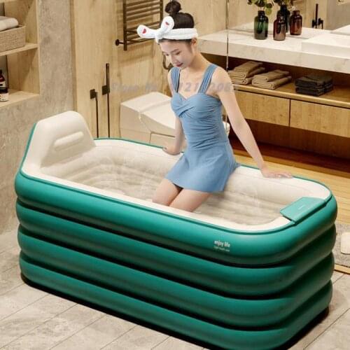 Bathtub Adult Inflatable Bathtub Thickened Foldable Bathtub Household Full Body Bidet Sweat Medicine Bath Bathtub