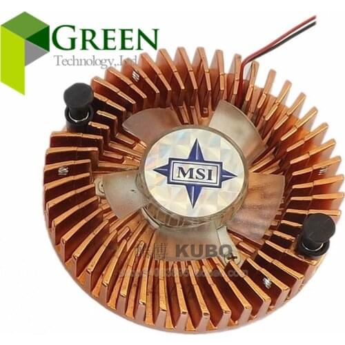New DC12V 1W 55mm Hole Pitch Graphics Card Fan with Heat sink Cooler With Sunon 124010VM cooling Fan 2pin