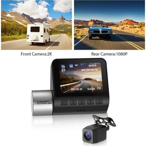 V50 Video Recorder Dash Cam G Sensor Wifi Dash Camera Dual Lens Dash Cam Car DVR 24H Parking Camera Front And Rear