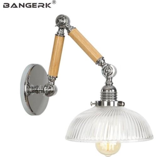 Loft Style Industrial Vintage Edison Sconce Wall Lights Long Arm Bedside LED Wall Lamp Home Decor Indoor Lighting Fixtures