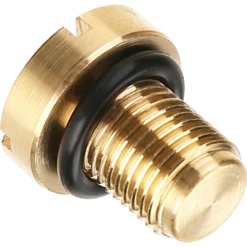 1PC Car Coolant Radiator Expansion Tank Bleeder Drain Screw Brass For BMW E36 E39 E46 17111712788 Auto Replacement Accessori