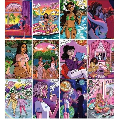 10/30/50PCS Purple Steam Wave Graffiti Stickers Motorcycle Travel Luggage Guitar Skateboard Cool Graffiti Sticker Decal Kid Toy