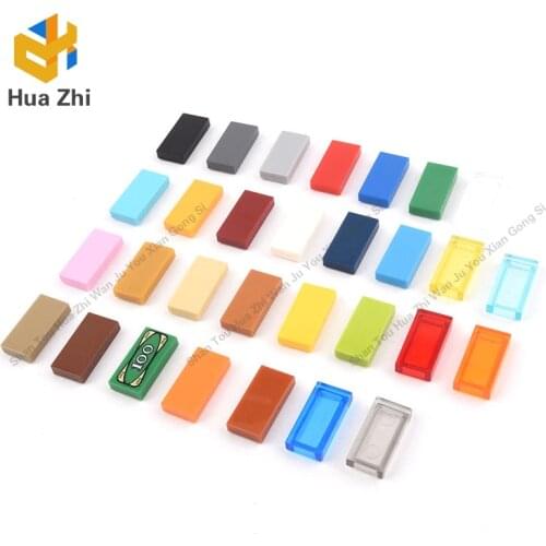 10PCS 3069 Tile 1 x 2 with GrooveBuilding Blocks Parts MOC DIY Education Build Toys Brick