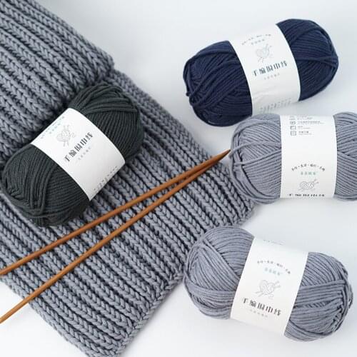 100g Handmade DIY Knitted Scarf Material Bag Give Your Boyfriend Girlfriend Self Knitted Neck Coarse / Round Acrylic Yarn Cotton