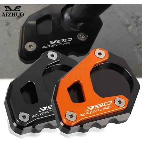 390ADVENTURE Adv Motorcycle CNC Foot Side Extension Pad Support Plate Enlarge Stand Kickstand FOR 390 ADV Adventure 2019-2021
