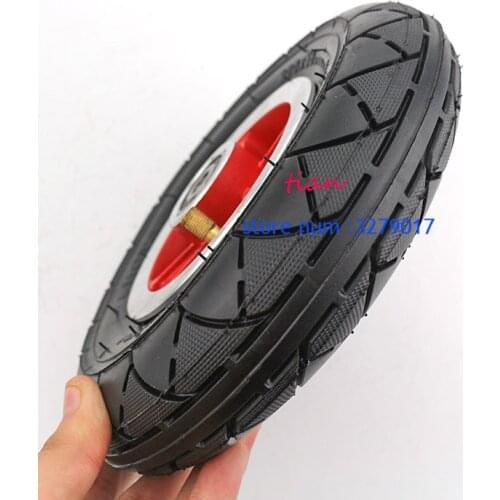 8 inch RED Electric Scooter Tyre With Wheel red Hub 8" Scooter 200x50 Tyre Inflation Electric Vehicle alloy tire