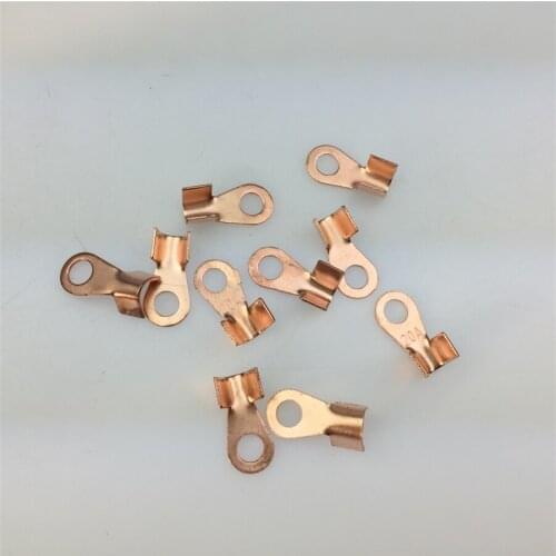 STARPAD Electric car motorcycle accessories 20A thick piece of pure copper material battery ear, line ear, 6.5mm aperture