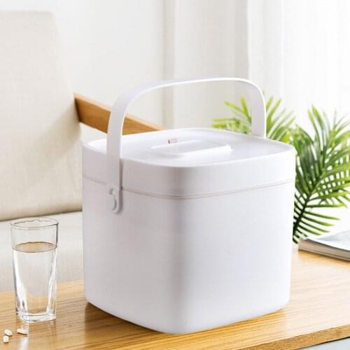 Large Capacity Multifunctional Family Storage Large Plastic Box Medicine Box Handle Medical Box Storage Box