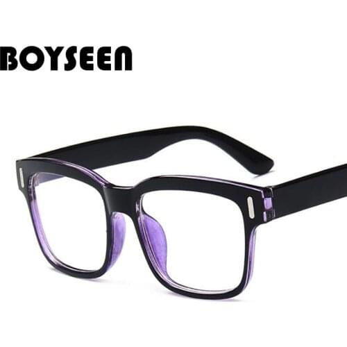 BOYSEEN Fashion PC frame Anti Blue ray Radiation protection Square shape Anti eye fatigue Computer goggles gaming glasses 15942