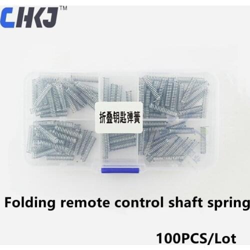 CHKJ 100PCS/lot Car Folding Key Pivot Spring Folding Remote Control Pivot Spring Built-in Spring