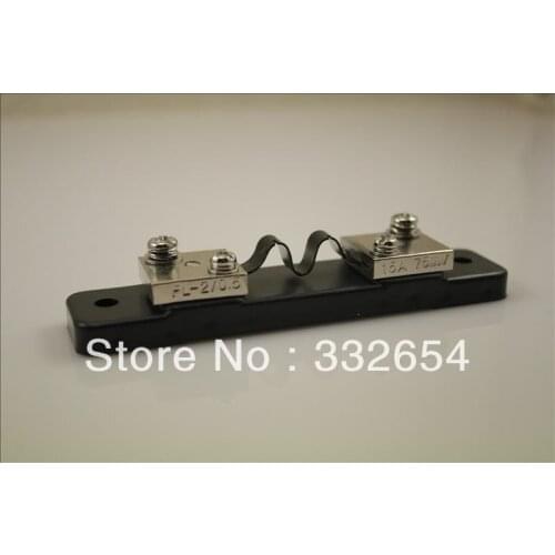 DC 15A 75mV Current Shunt Resistor Panel For Digital Amp Meter Analog Meter Ammeter