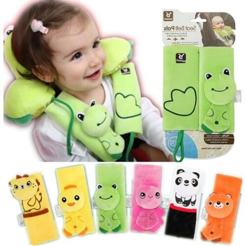 Baby Car Seat Safety Belt Strap Cover Pad Safety Shoulder Pads Soft Strap Protection Cushion Baby Stroller Accessories