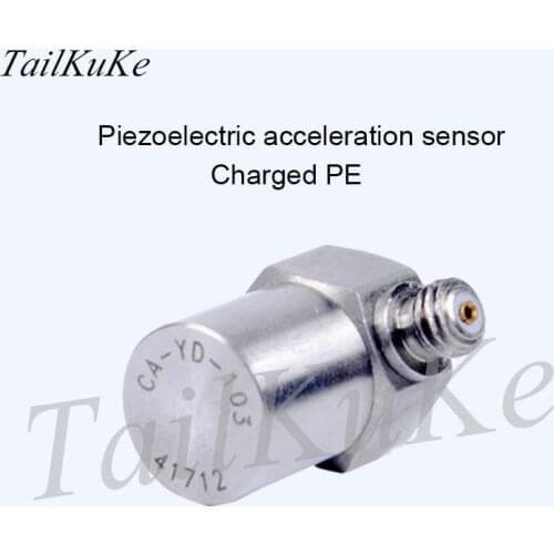 Vibration Shock Test Accelerometer CA-YD-103 Charge Vibration Sensor Induction Frequency