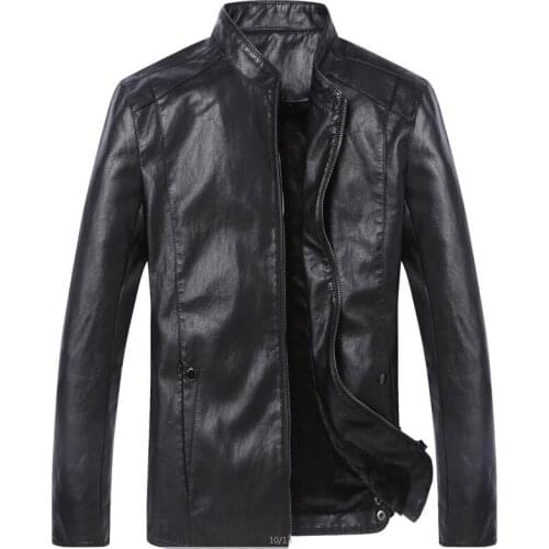 MRMT 2021 Brand Mens Jacket Spring Outerwear New Mens PU Leather Mens Leather Jacket