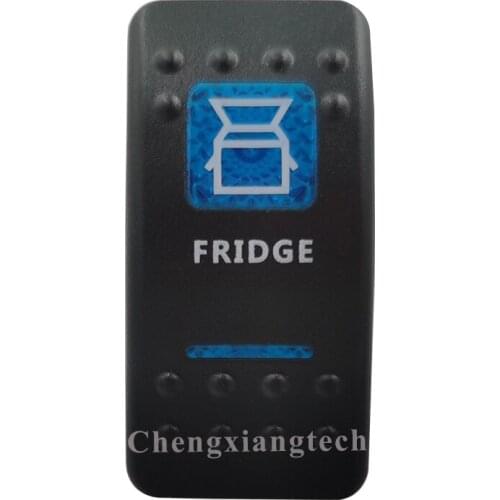 Printed Blue Rocker Switch Cap Fridge for Carling Arb Car Boat Rocker Switch 12v 24v, Cover Only !!! No Switch Base