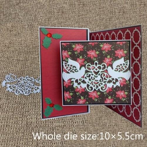 New Design Craft Metal Cutting Dies cut die peace love pigeon Scrapbooking Album DIY Paper Card Craft Embossing Die Cuts