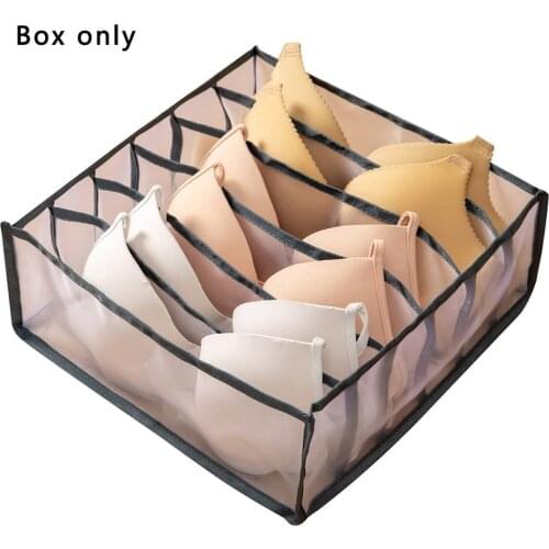 Underwear Organizer Dormitory Closet Organizer For Socks Home Separated Underwear Storage Foldable Drawer Organizer