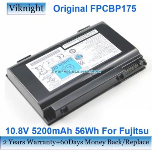 Original 10.8V FPCBP175 Battery for Fujitsu LIFEBOOK A1220 A6210 AH550 E8410 FPCBP176 FPCBP176AP FPCBP198 Battery 5200mAh 56Wh